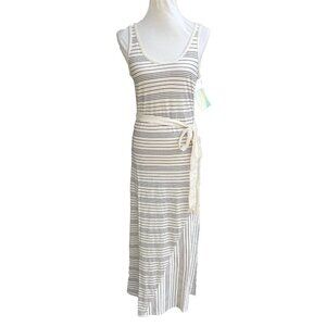 Rip Curl Women’s Striped Summer Belt Maxi Dress Size M